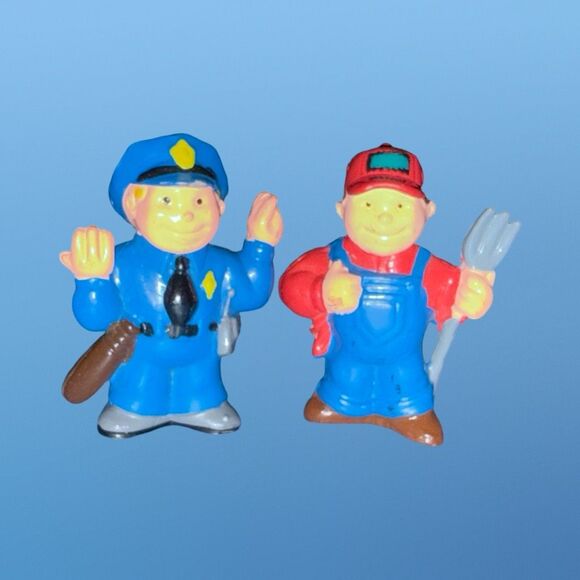 2006 Maxim Fireman & Construction Figures For Wood Train Set A20 - Picture 8 of 8